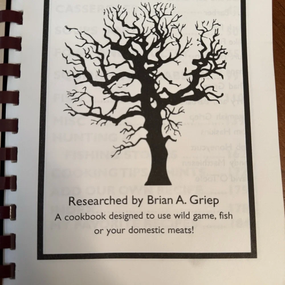 Dads Cookbook Wild Game Fish Recipes Dewitt Iowa